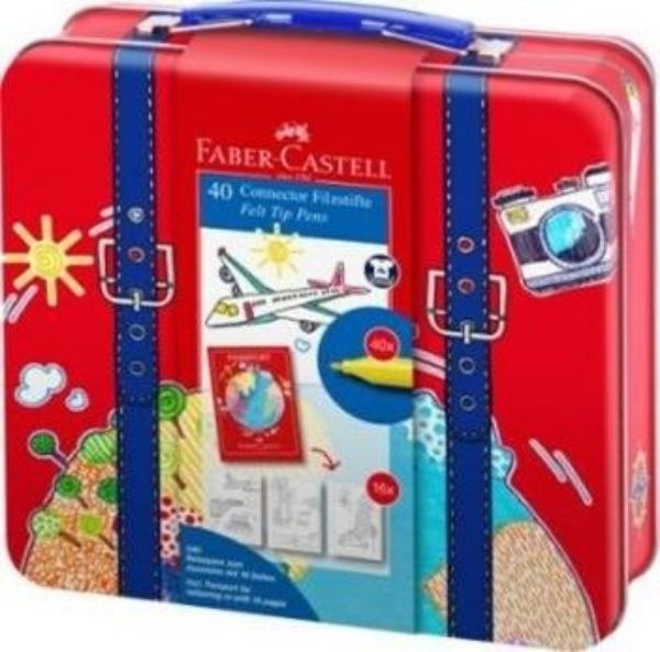 Picture of FABER-CASTELL CONNECTOR MARKERS - TRAVEL SUITCASE