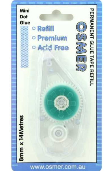 Picture of OSMER MINI DOT GLUE TAPE 14X8M REFILL