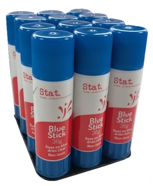 Picture of STAT GLUE STICK 36GM BLUE STICK