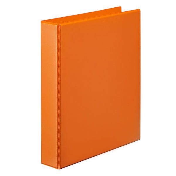Picture of MARBIG CLEARVIEW INSERT BINDER A4 2 RING 25MM ORANGE
