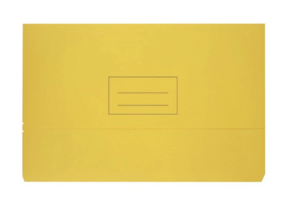 Picture of BANTEX DOCUMENT WALLET 230GSM FC YELLOW