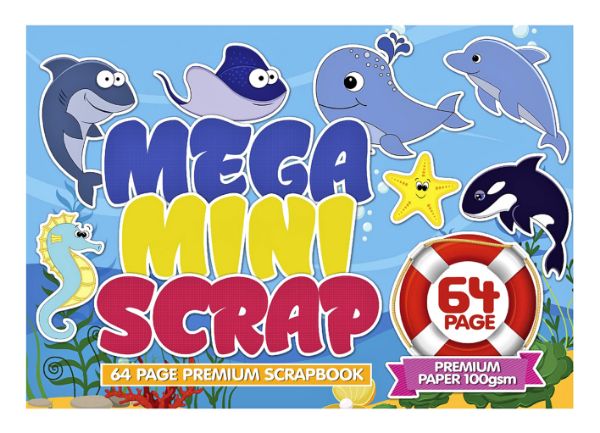Picture of MEGA MINI SCRAPBOOK 168 X 240MM 64PG