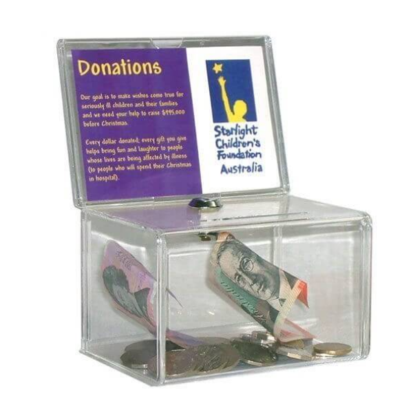 Picture of DONATION BOX A6 LANDSCAPE LOCKABLE