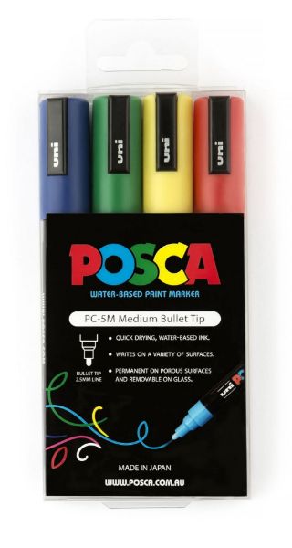 Picture of MARKER UNI POSCA 2.5MM TIP PC5M ASST COL