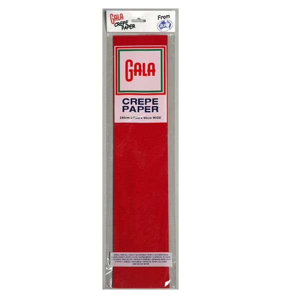 Picture of CREPE PAPER GALA 240X50CM NATIONAL RED