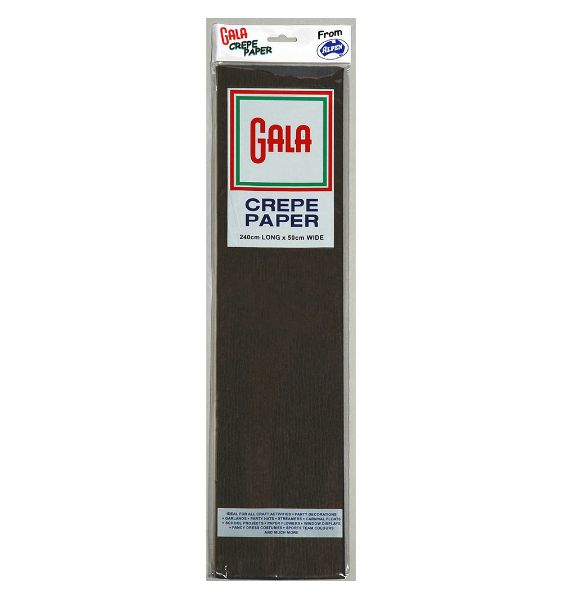 Picture of CREPE PAPER GALA 240X50CM BLACK