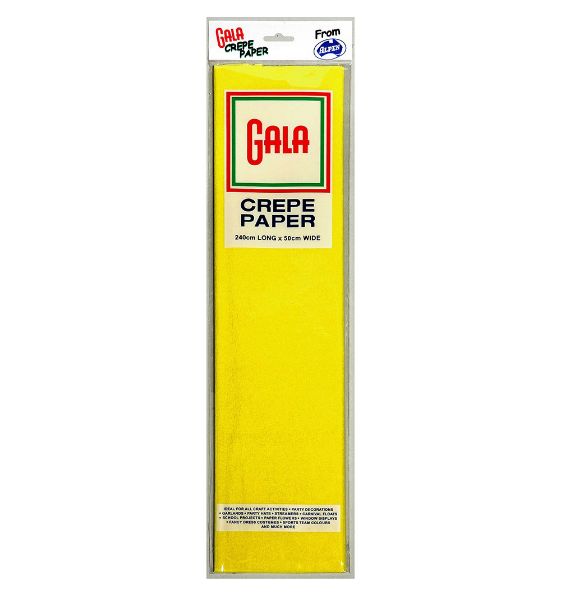 Picture of CREPE PAPER GALA 240X50CM CANARY