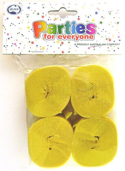 Picture of STREAMERS CREPE ALPEN P4 GOLD