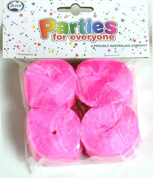 Picture of STREAMERS CREPE BRIGHT PINK