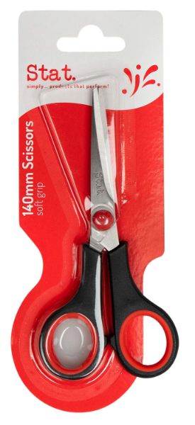 Picture of SCISSORS STAT 140MM SOFT GRIP