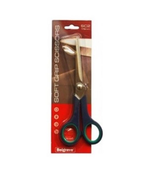 Picture of BELGRAVE SCISSORS SC2 STAINLESS STEEL 178MM BLUE GREEN