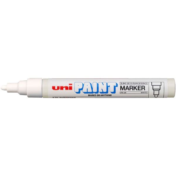 Picture of UNIBALL PX20 PAINT MARKER BULLET 2.8MM WHITE