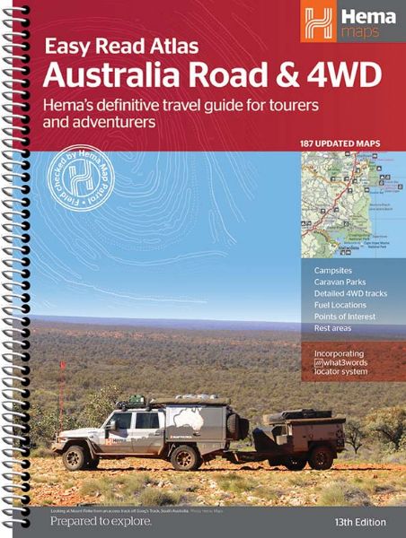 Picture of Australia Road & 4WD Easy Read Atlas - 292 x 397mm