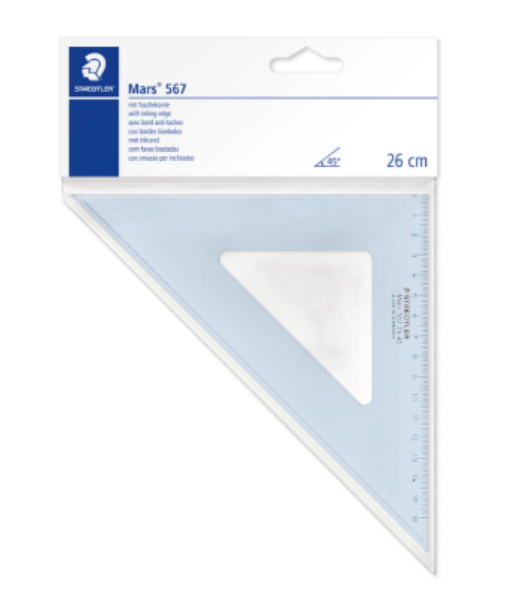 Picture of 45 DEGREE & 30/60 SET SQUARES