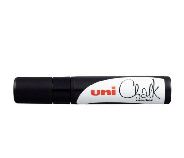 Picture of MARKER UNI LIQUID CHALK CHISEL BLACK