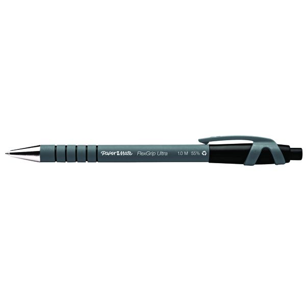 Picture of PAPERMATE FLEXGRIP RETRACT MEDIUM BLACK