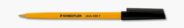 Picture of STAEDTLER STICK 430 FINE BLACK BOX 10