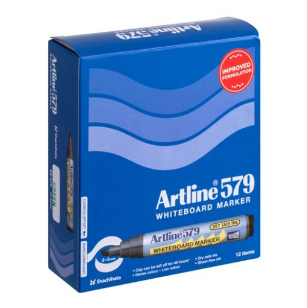 Picture of ARTLINE 579 WHITEBOARD MARKER RED BX12